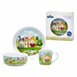 Van Well Kindergeschirr Set Prinzessin 3er Set