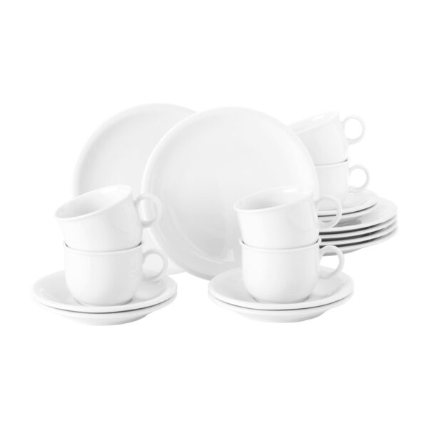 Seltmann Weiden Kaffeeservice Compact Weiß 18er Set