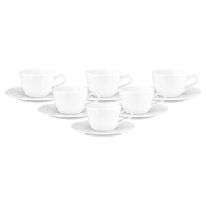 Seltmann Weiden Kaffeetassen mit Untertassen Nori Home 240 ml 6er Set