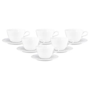 Seltmann Weiden Milchkaffeetassen mit Untertassen Nori Home 370 ml 6er Set