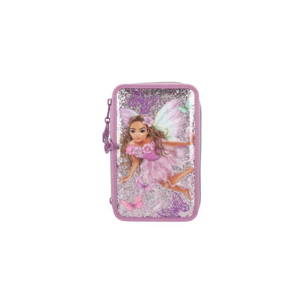 Depesche 3-Fach Federtasche Fairy Love inkl. Stifte TOPModel 20 x 13 cm