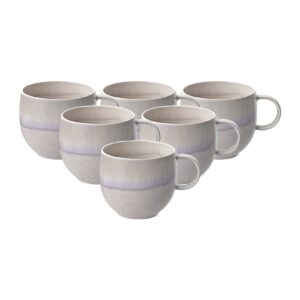 like. by Villeroy & Boch Henkelbecher Perlemor Sand 290 ml 6er Set