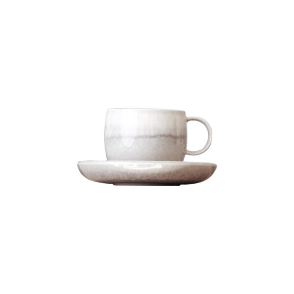 like. by Villeroy & Boch Kaffeetasse mit Untertasse Perlemor Sand 190 ml