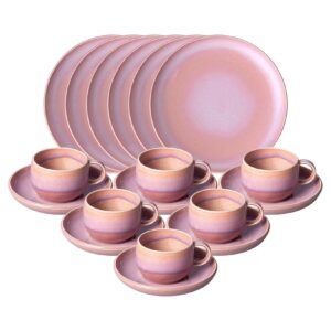 like. by Villeroy & Boch Kaffeeservice Perlemor Coral 18er Set