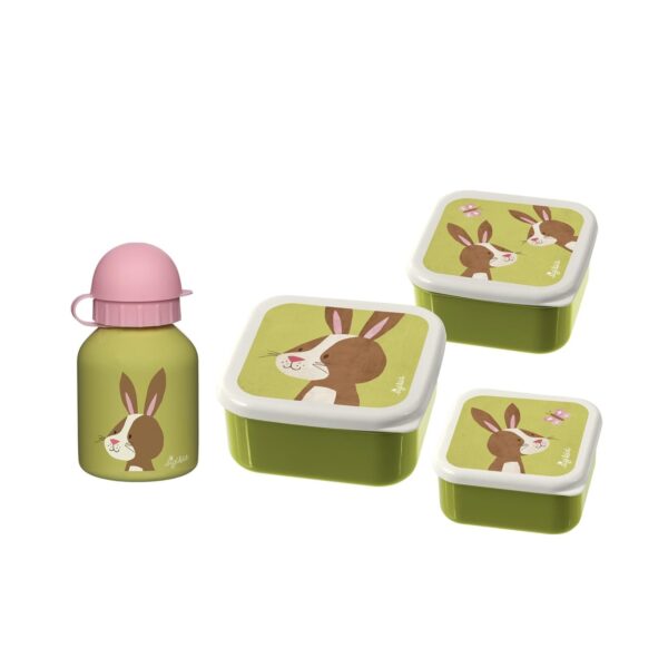 Sigikid Snackboxen + Trinkflasche 4er Set