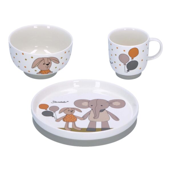 Sterntaler Kinder Porzellan-Geschirr-Set 3er Set