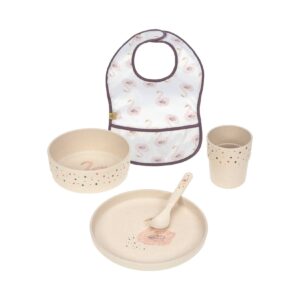 Lässig Kindergeschirr mit Lätzchen Little Water 5er Set