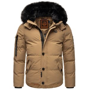 STONE HARBOUR Herren Winterjacke stylischer Winterparka mit abnehmbarer Kapuze Halvaar