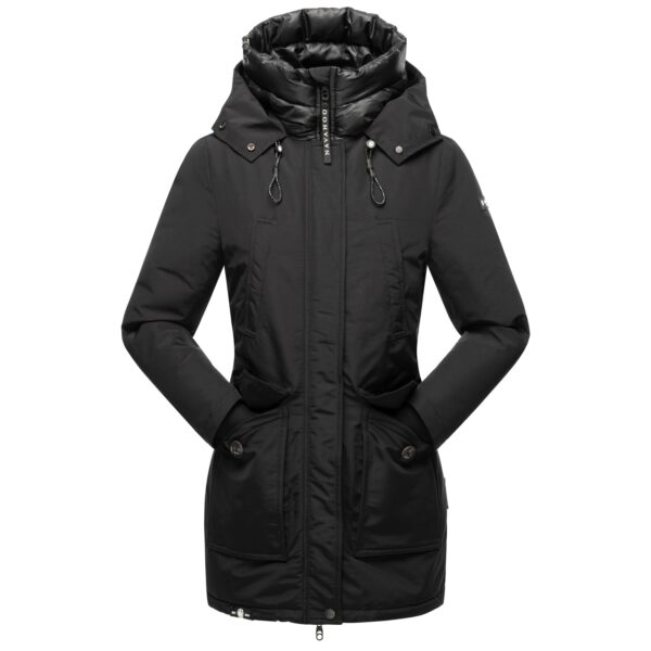 NAVAHOO Damen Winterjacke Wasserdichter Wintermantel Parka Warm gefüttertet Blizzardstorm