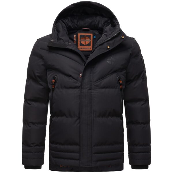 STONE HARBOUR Herren Winter Jacke Outdoor Parka Steppjacke warm gefüttert mit Kapuze Romaan