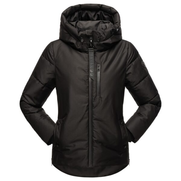 NAVAHOO Damen stylische Steppjacke Outdoor Winterjacke mit dezenter Steppung Krümelein