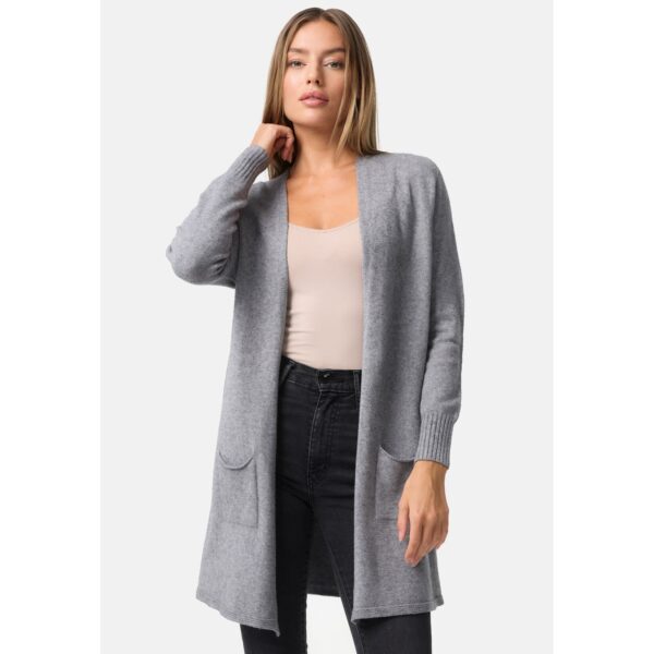 PM SELECTED Damen Klassischen Strickjacke Cardigan mit Taschen in Einheitsgröße PM73