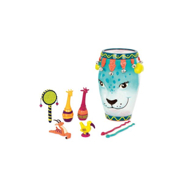 B.TOYS B. Jungle Drum - Trommel mit Instrumenten