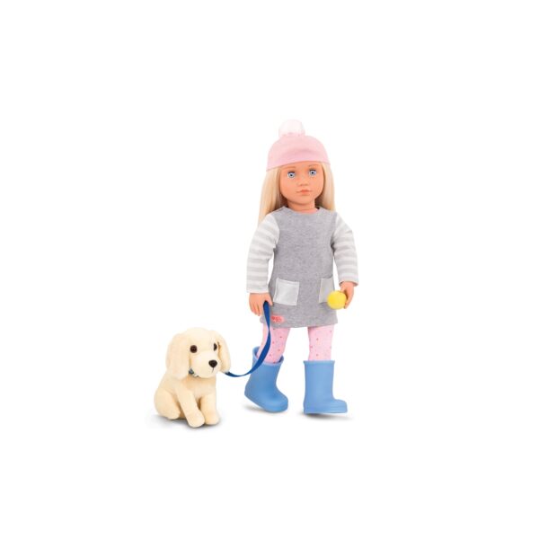 Our Generation Puppe Meagan 46cm mit Golden Retriever