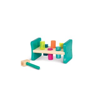 B.TOYS B. Pound & Play - Buntes Steckspiel mit Hammer