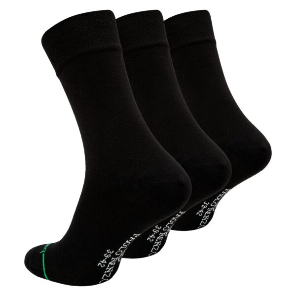 Paolo Renzo® Unisex Bambus Businesssocken 12 Paar - Größe 35/38 - Dunkelgrau