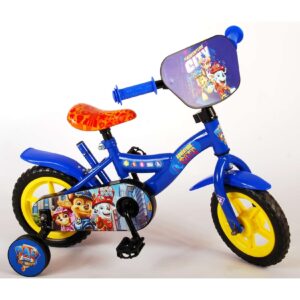 TPFsports Paw Patrol Kinderfahrrad - Jungen - 10 Zoll - Fester Gang - Blau