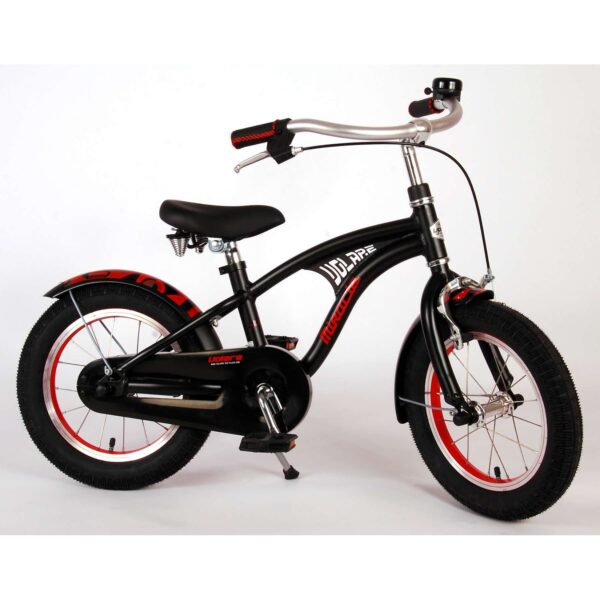 TPFSports Miracle Cruiser Kinderfahrrad - Jungen - 14 Zoll - Rücktritt + Handbremse - Matt Blau