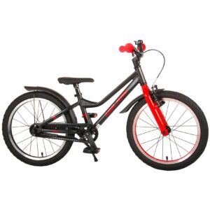 TPFSports Blaster Kinderfahrrad - Jungen - 18 Zoll - Rücktritt + Handbremse - Schwarz/Grün