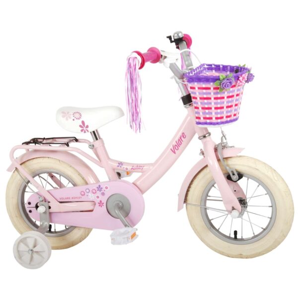 TPFSports Ashley Kinderfahrrad - Mädchen - 12 Zoll - Rücktritt + Handbremse - Rosa