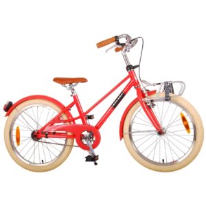 TPFSports Melody Kinderfahrrad - Mädchen - 20 Zoll - Rücktritt + Handbremse - Beige