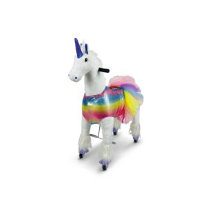 TPFLiving Reittier Einhorn Rainbow Größe M