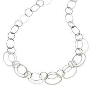 Celesta Silber Halskette 925 Sterling Silber Gliedercollier