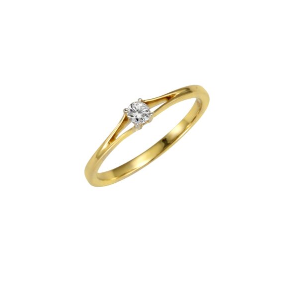 Diamonds by Ellen K. Ring Gold 585 zweifarbig Brillant 0