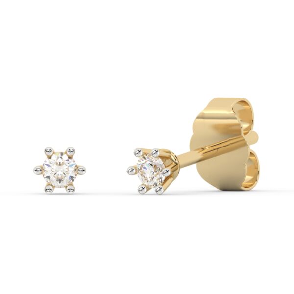 Diam Addict Ohrringe 585 Gelbgold mit Diamant