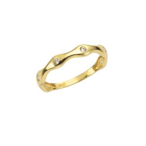 Fascination by Ellen K. Damen Ring 375 Gelbgold Zirkonia