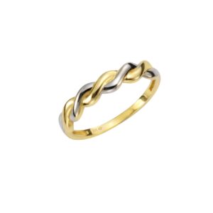 Fascination by Ellen K. Damen Ring 375 Gelbgold bicolor