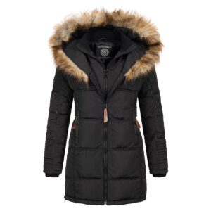 Geographical Norway Winterjacke mit Kapuze Regular Fit