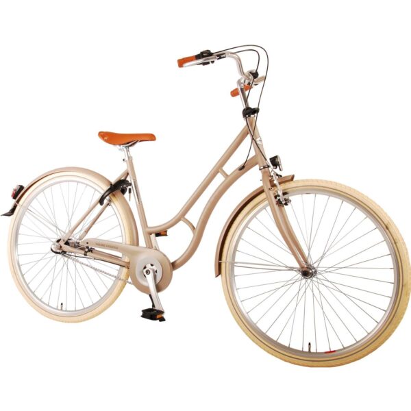 Fahrrad Lifestyle Damenrad Sandfarben Damen 48 Zentimeter 3 Gänge