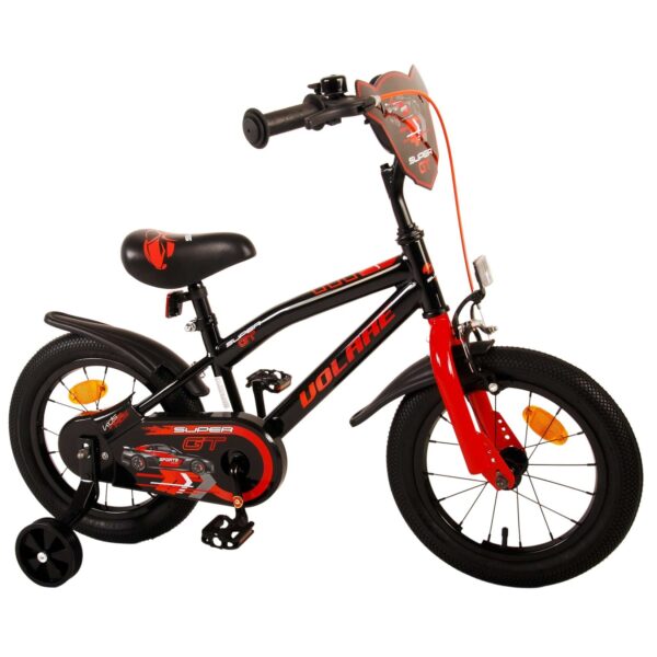 Kinderfahrrad Super GT Kinderfahrrad für Jungen 14 Zoll Kinderrad Rot