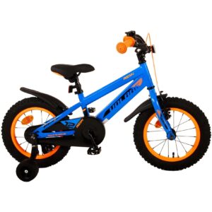 Kinderfahrrad Rocky für Jungen 14 Zoll Kinderrad in Blau Fahrrad