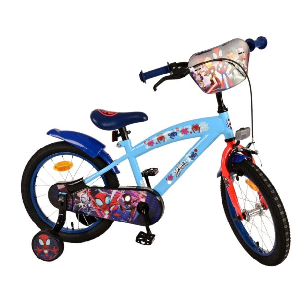 Kinderfahrrad Spidey Fahrrad für Jungen 16 Zoll Kinderrad in Blau