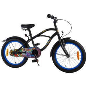 Kinderfahrrad Batman für Jungen 18 Zoll Kinderrad in Schwarz