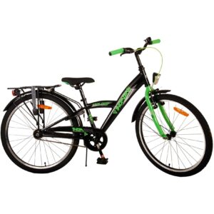 Kinderfahrrad Thombike für Jungen 24 Zoll Kinderrad in Schwarz Grün