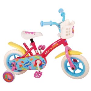 Kinderfahrrad Peppa Pig Fahrrad 10 Zoll Kinderrad in Pink / Blau