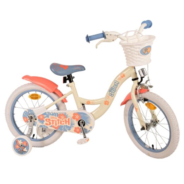 Kinderfahrrad Disney Stitch für Mädchen 16 Zoll Kinderrad in Blau