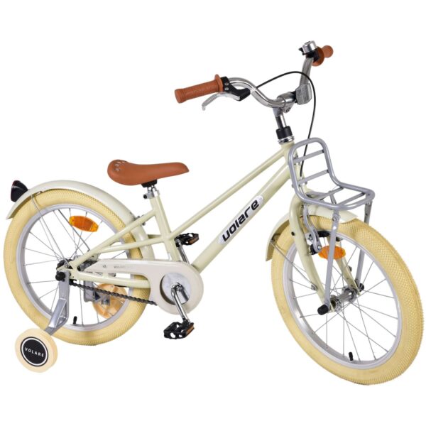 Kinderfahrrad Melody für Mädchen 18 Zoll Kinderrad in Sandfarben