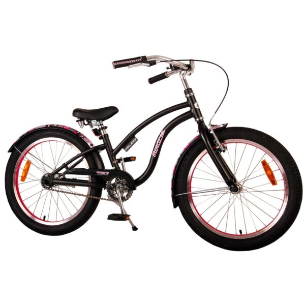 Kinderfahrrad Miracle Cruiser Mädchen 20 Zoll Kinderrad Matt Schwarz