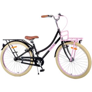 Kinderfahrrad Excellent Fahrrad für Mädchen 26 Zoll Kinderrad Schwarz