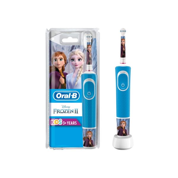 Oral-B Kids Frozen Elektrische Zahnbürste mit Disney-Stickern