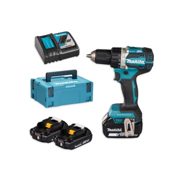 Makita DDF485RAJ Akku-Bohrschrauber Li-ion LXT (2x2