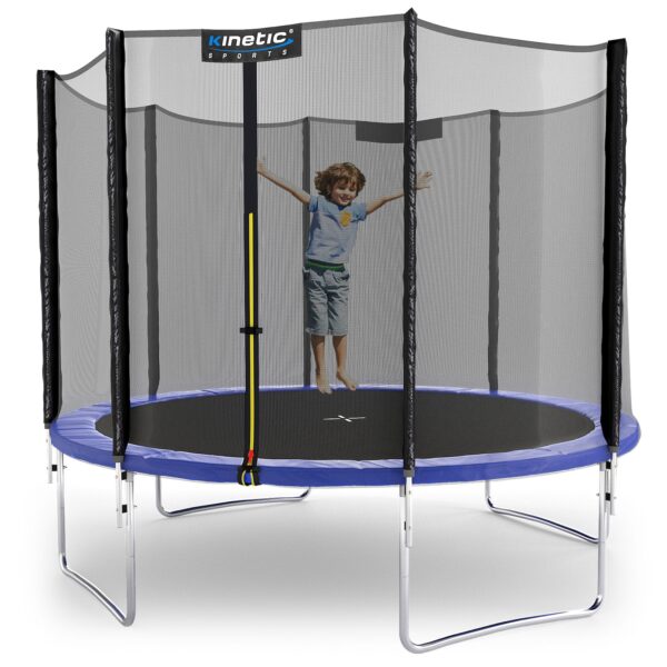 KINETIC SPORTS Trampolin Outdoor SALTO Ø 183/244/305/366/400/430/490 cm -TÜV Rheinland geprüft