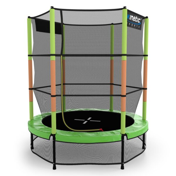 KINETIC SPORTS Kinder Trampolin JUMPER 140 cm - Inklusive Gummiseil Federung