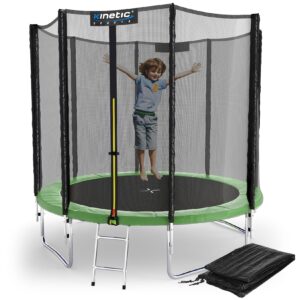 KINETIC SPORTS Trampolin Outdoor 'Salto Plus' Ø 183/244/305/366/400/430/490 cm - TÜV Rheinland geprüft