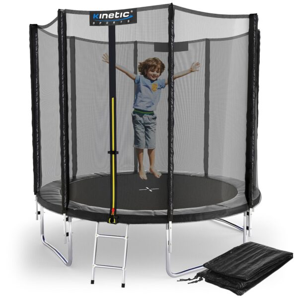 KINETIC SPORTS Trampolin Outdoor 'Salto Plus' Ø 183/244/305/366/400/430/490 cm - TÜV Rheinland geprüft