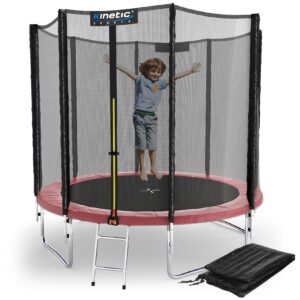 KINETIC SPORTS Trampolin Outdoor 'Salto Plus' Ø 183/244/305/366/400/430/490 cm - TÜV Rheinland geprüft